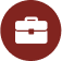 Briefcase icon on a red circle background.